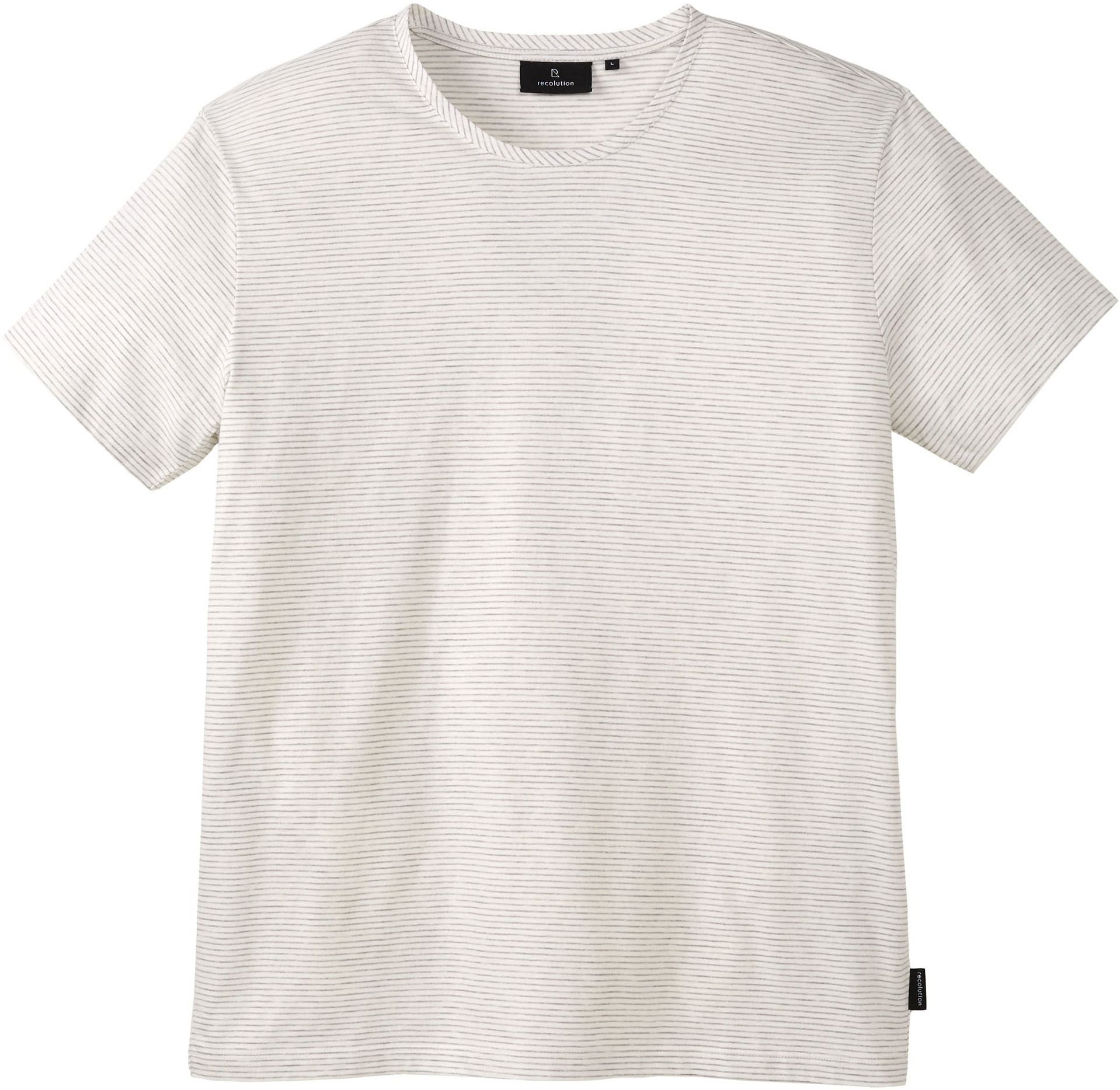 T-Shirt PANDAN STRIPES off white