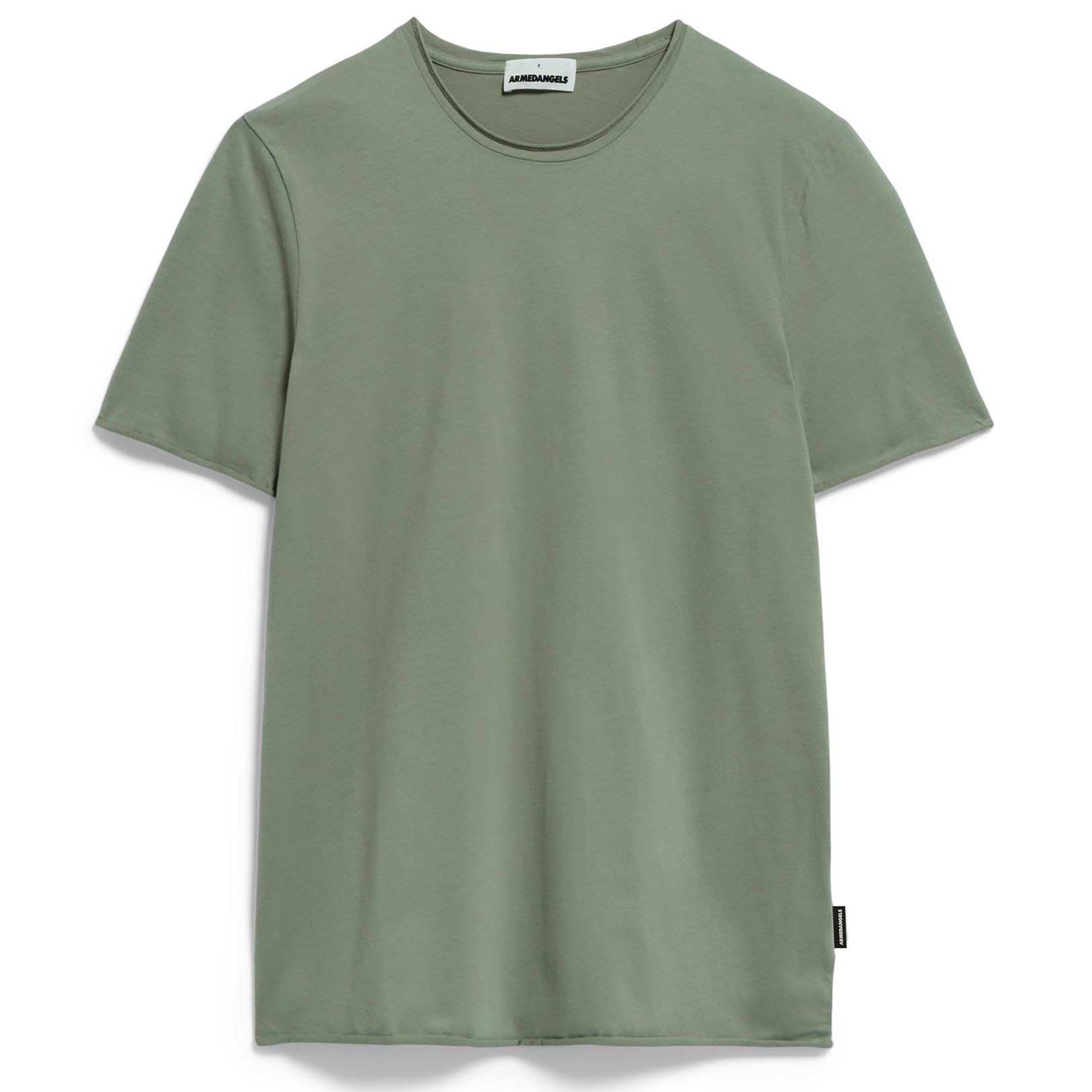 T-Shirt AAMON BRUSHED grey green