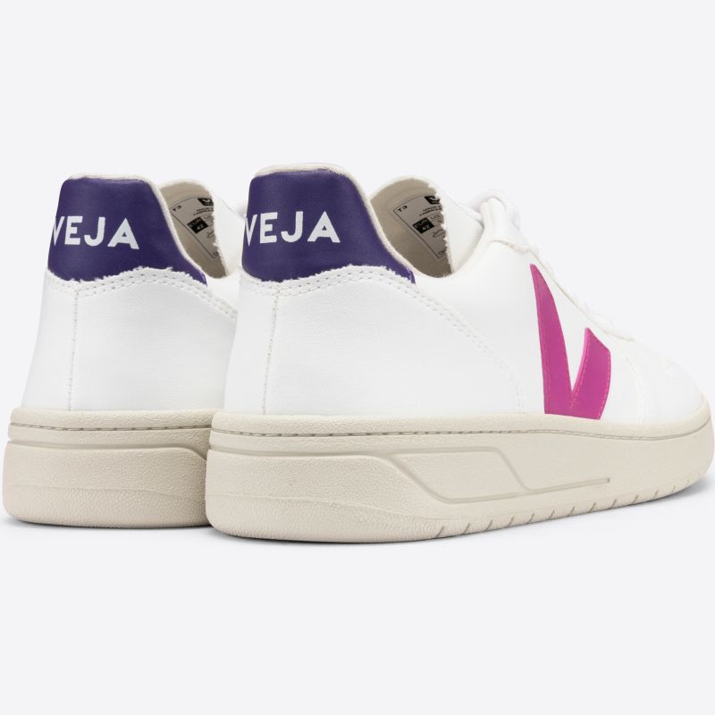 Vegane Damen-Sneaker V-10 CWL White Ultraviolet/ Purple