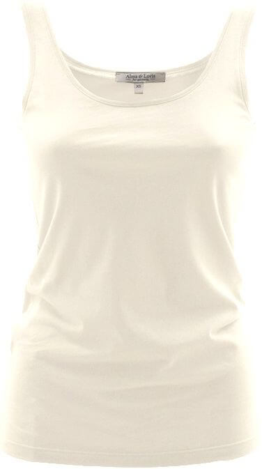 Weiches Basic Damen-Top white