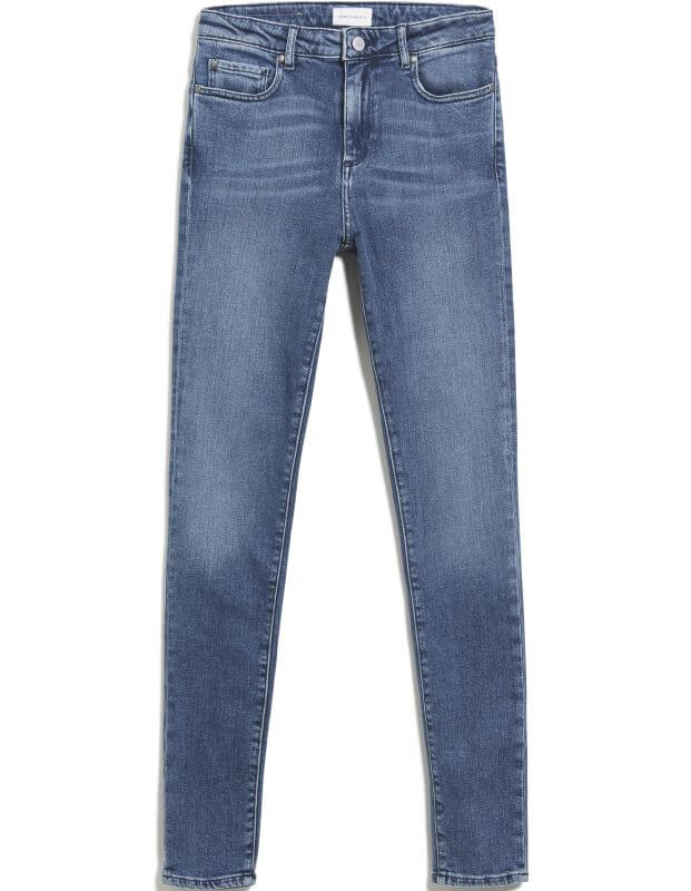 Vegane Damen-Jeans TILLAA Skinny Fit stone wash