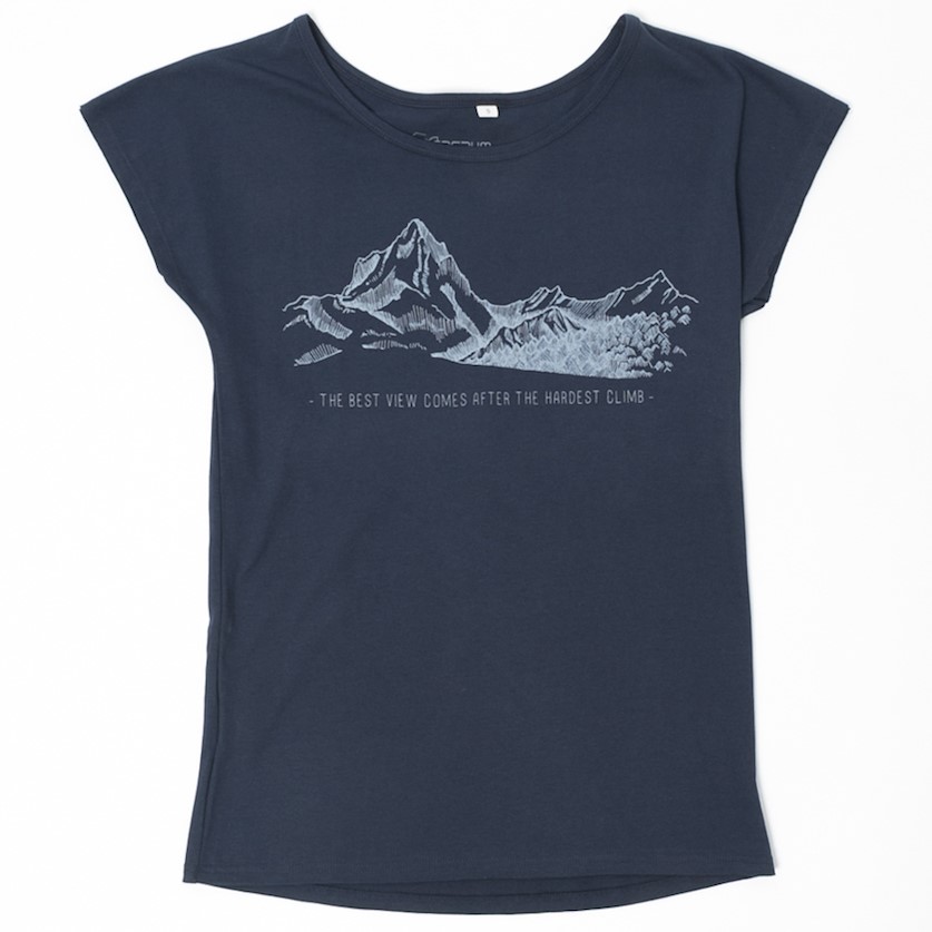 T-Shirt Lea Climb navy