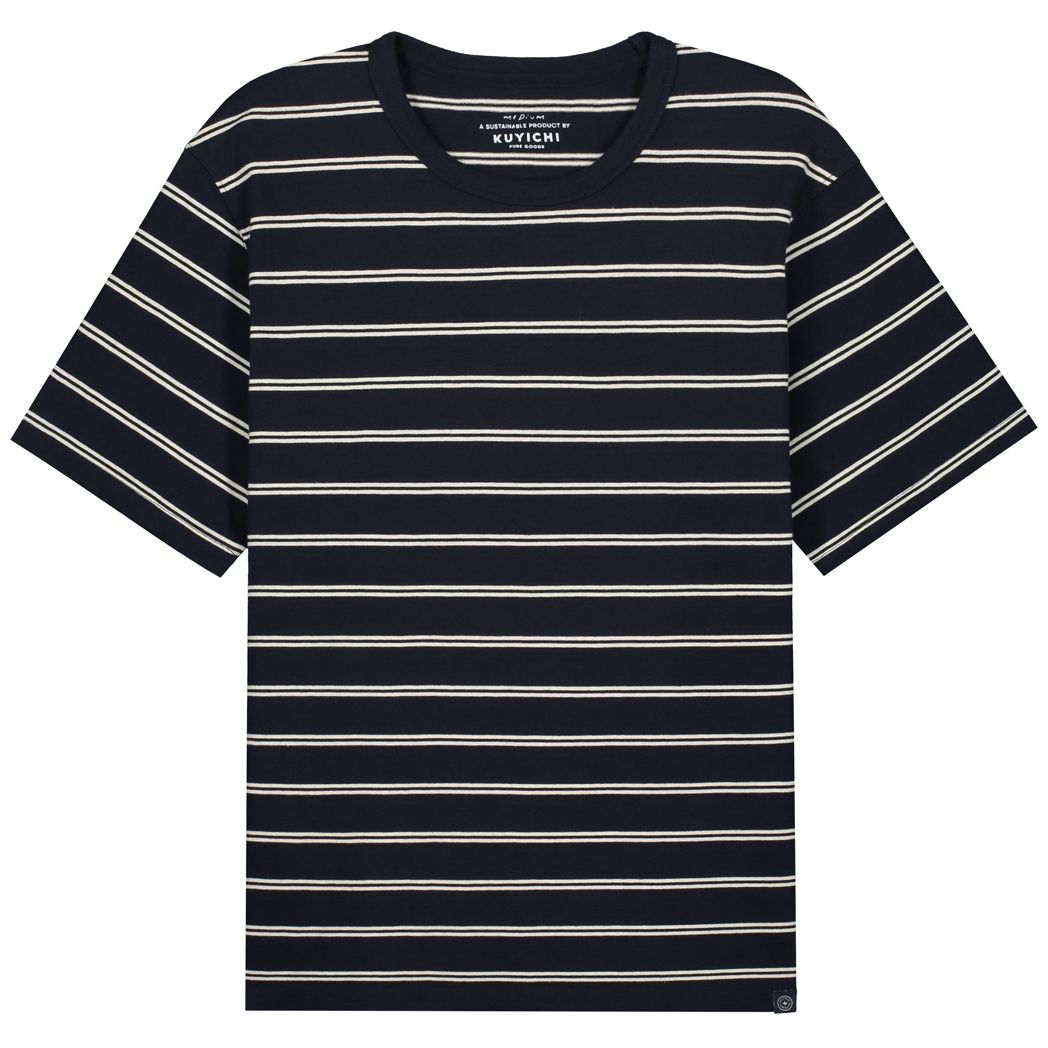 T-Shirt Liam Striped Dark Navy