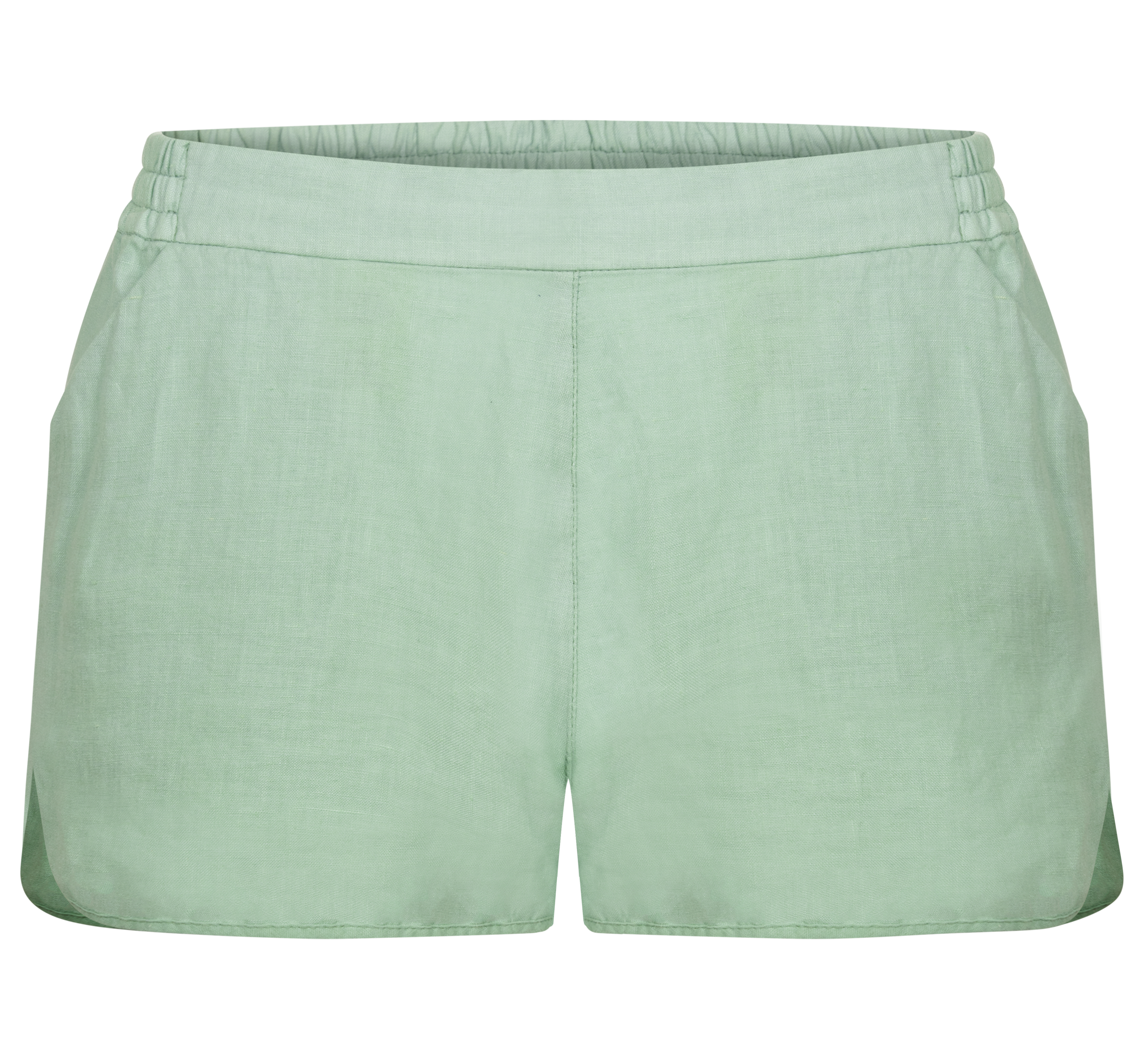 Mintgrüne Linny Shorts (100% Leinen)