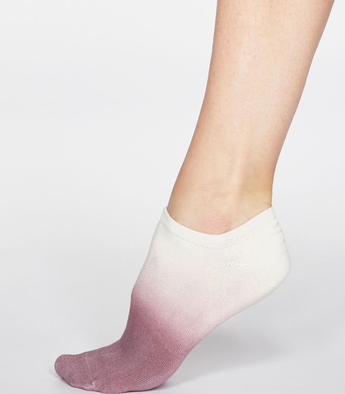 Sneaker-Socken Mercy Dip Dye mauve pink