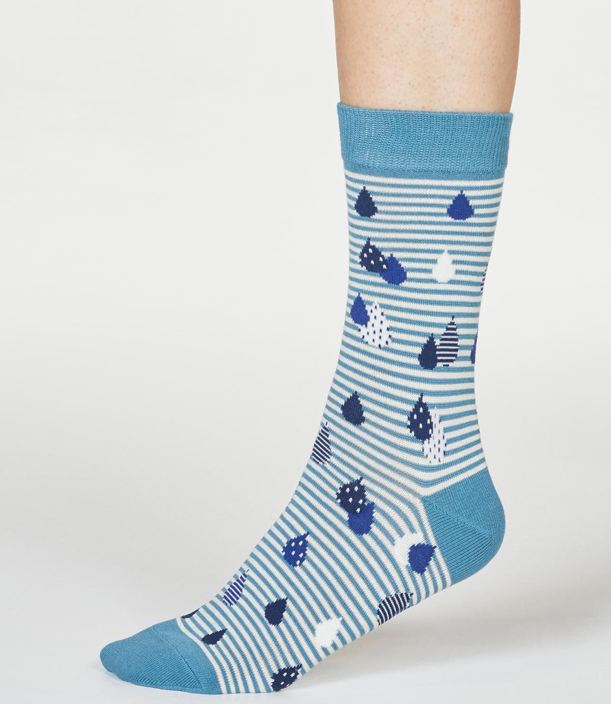 Damen-Socken Juliette Raindrop in River Blue 