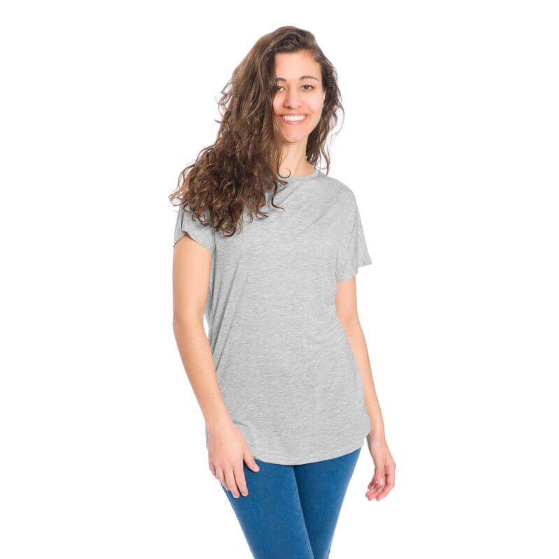 Basic 365 Damen T-Shirt grey melange