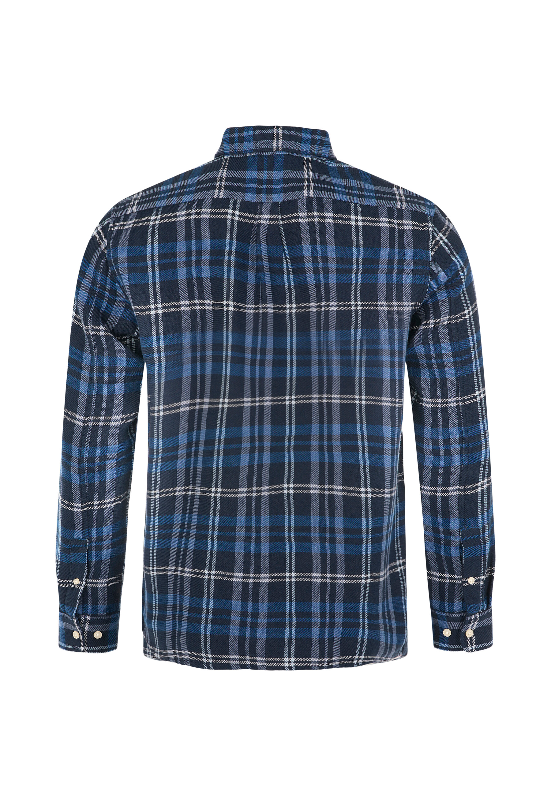 Langarm-Hemd Relaxed checked shirt Total Eclipse