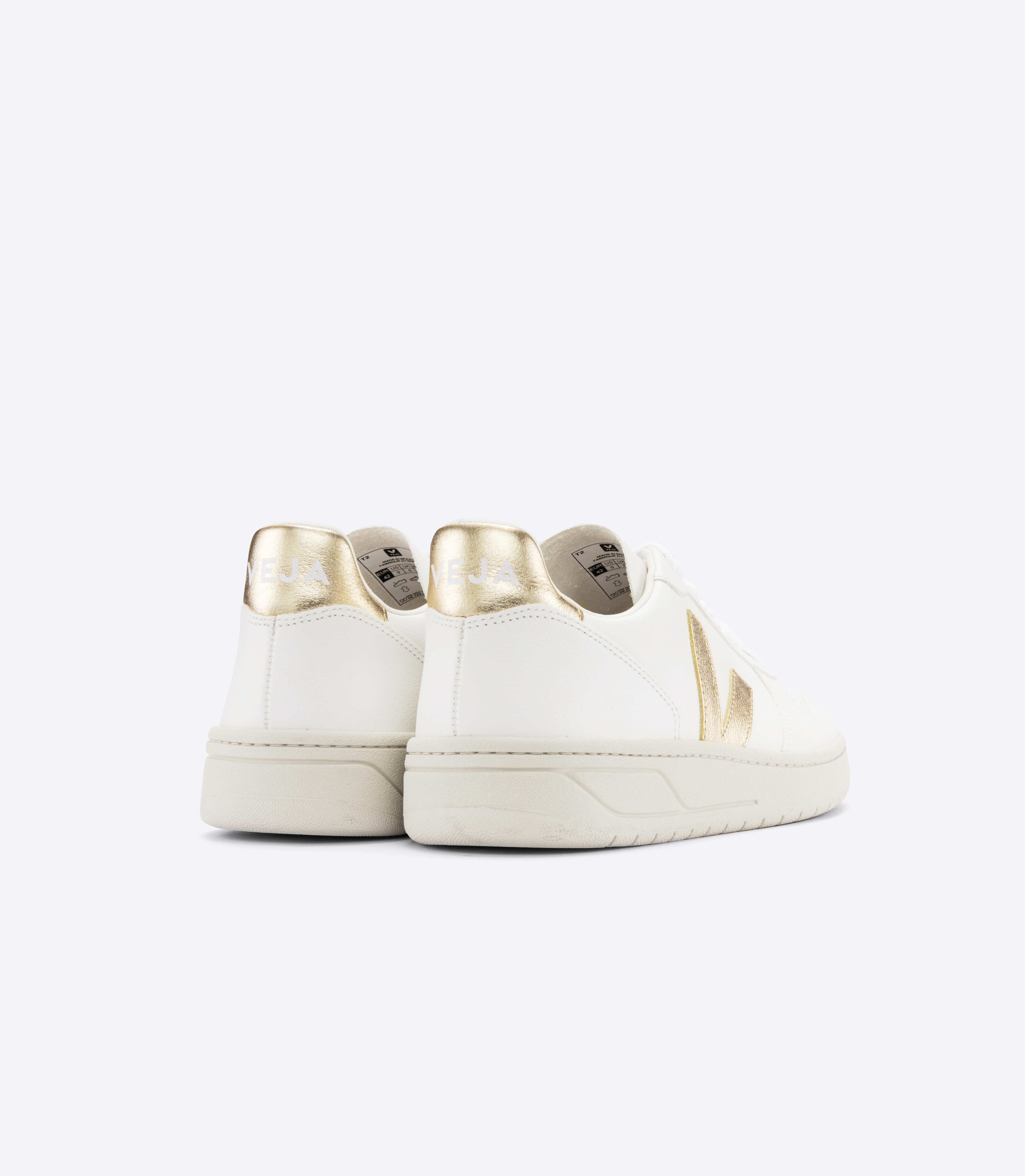 Damen-Sneaker V-10 Chromefree Leather Extra White-Platine