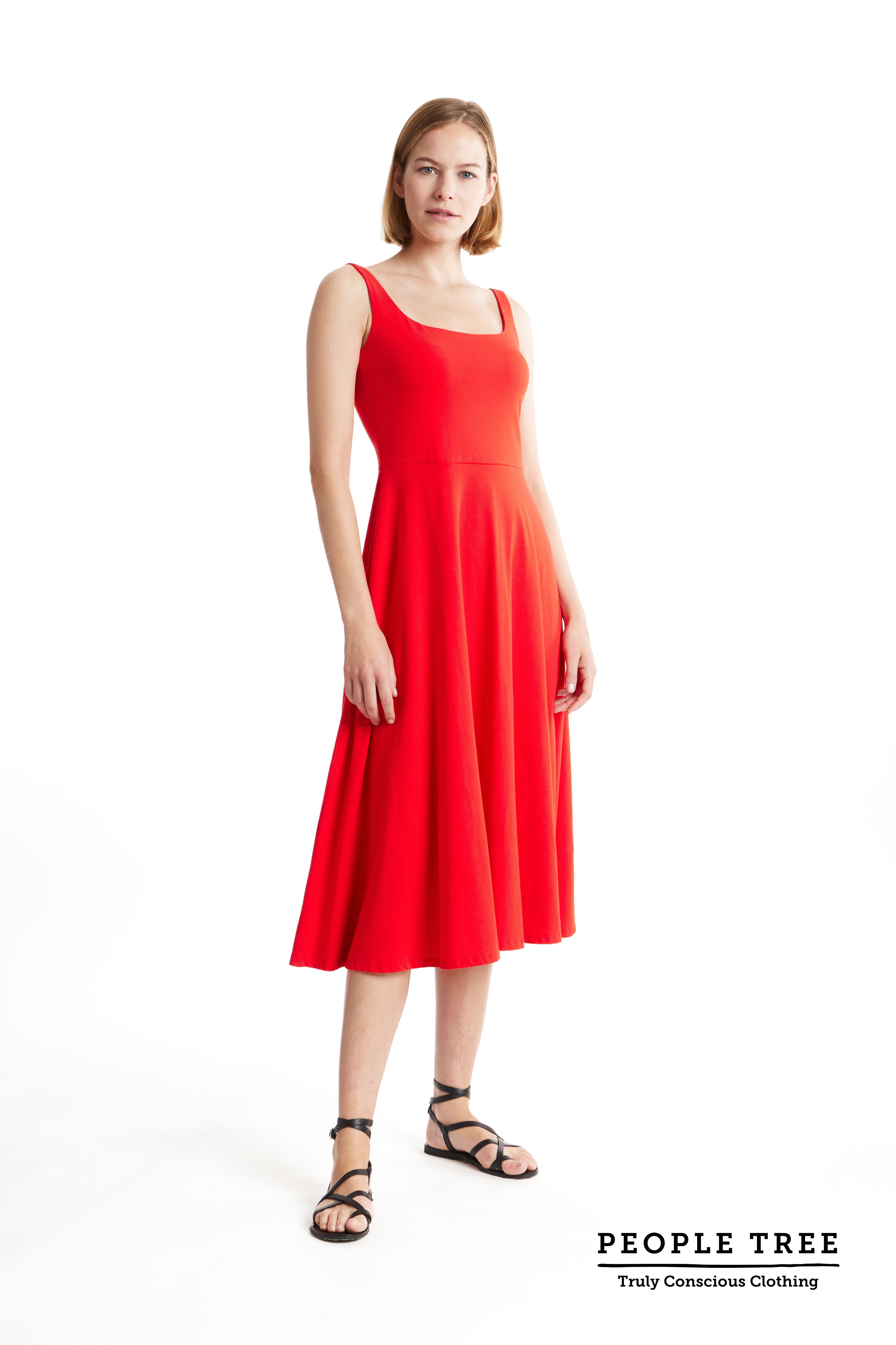 Sommerliches Träger-Kleid Tyra Red