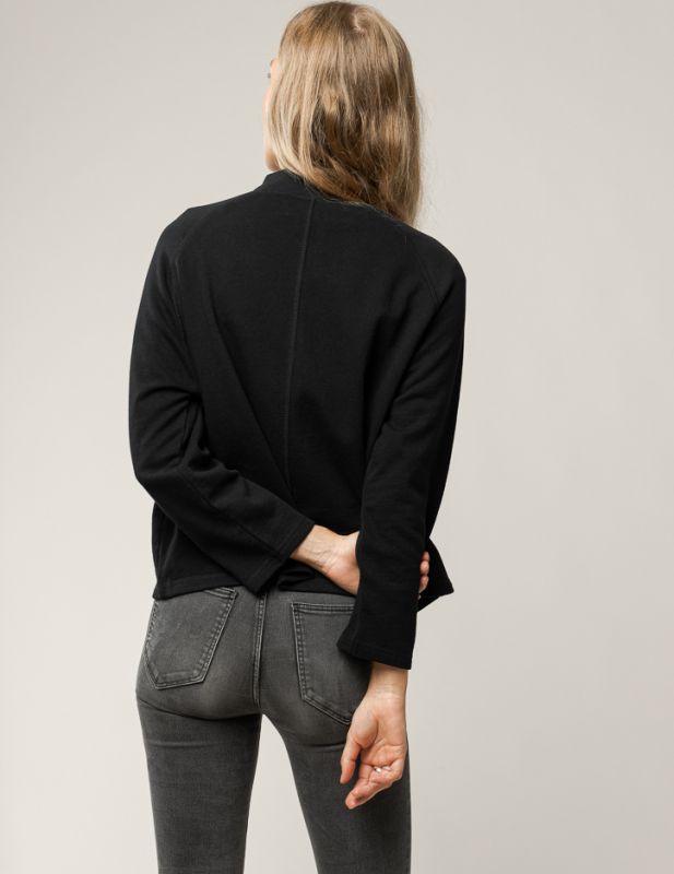 Schicke Sweatshirt-Jacke UMA in black
