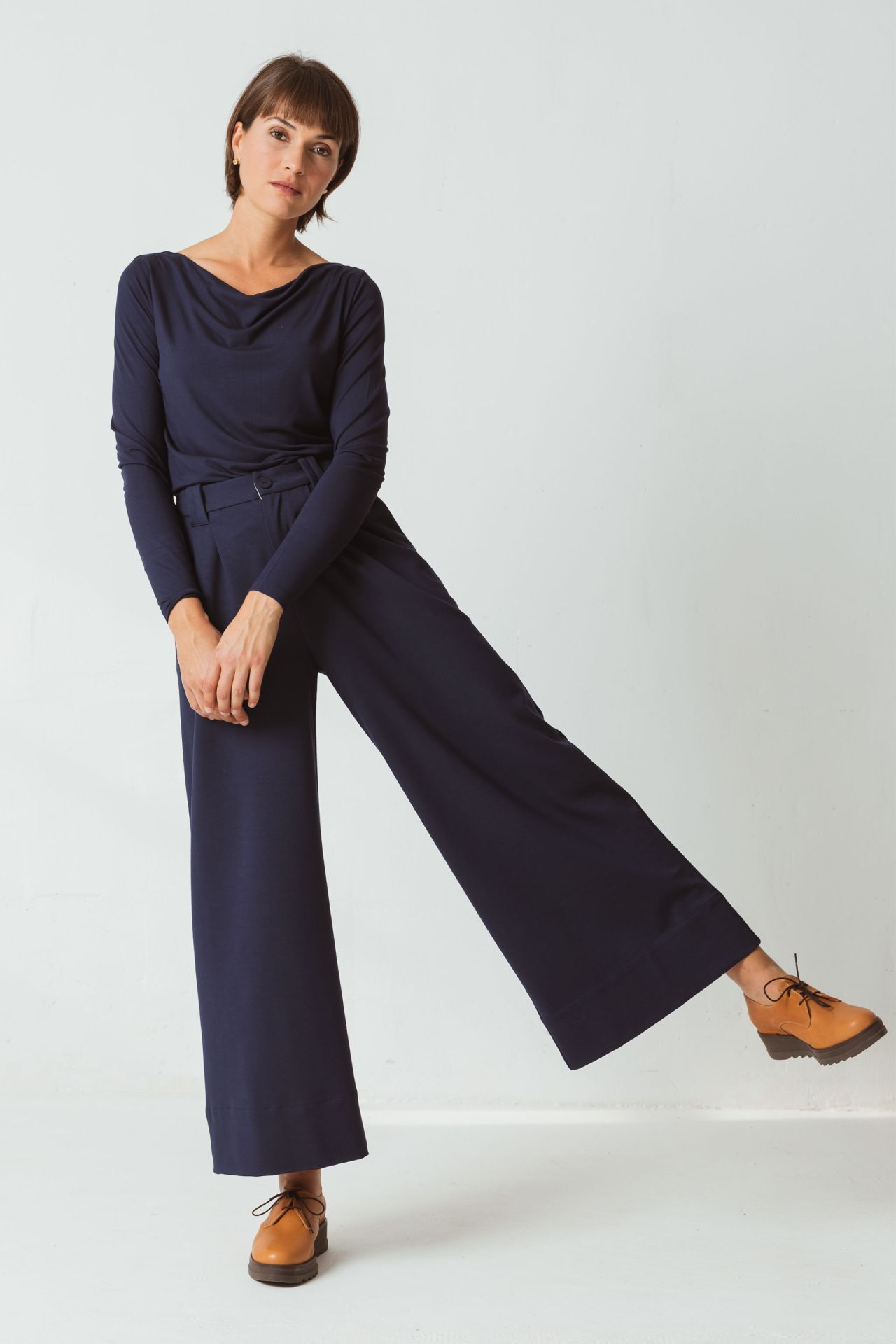 SKFK Kaua Blouse, Navy Stripe