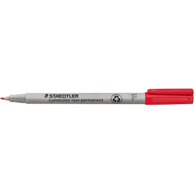 STAEDTLER Folienstift Lumocolor 316-2 0,6mm non-permanent rot