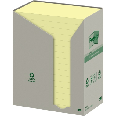 Post-it Haftnotiz Recycling Notes 655-1T 127x76mm ge 16St