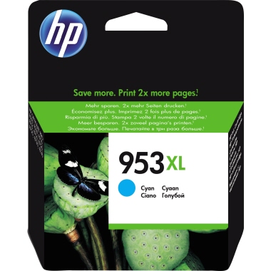 HP Tintenpatrone F6U16AE 953XL 1.450Seiten cyan