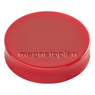 magnetoplan Magnet Ergo Medium 1664006 30mm rot 10 St./Pack.