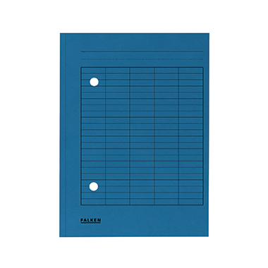 Falken Umlaufmappe 80004179 A4 2 Sichtlöcher bl 100 St./Pack.