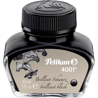 Pelikan Tinte 4001 301051 30ml Glas brillantschwarz