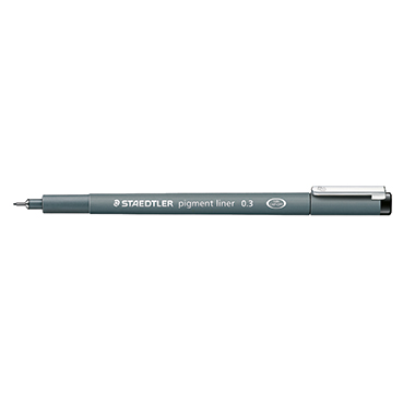 STAEDTLER Fineliner pigment liner 308 03-9 0,3mm schwarz