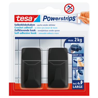 tesa Haken Powerstrips Large 58279-00000 sw 2St