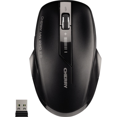 CHERRY Optische Maus MW 2310 JW-T0320 kabellos USB 5Tasten sw