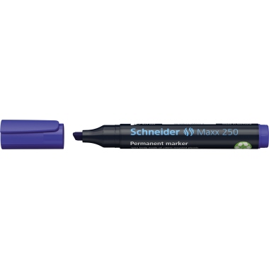 Schneider Permanentmarker Maxx 250 125003 2-7mm Keilspitze blau