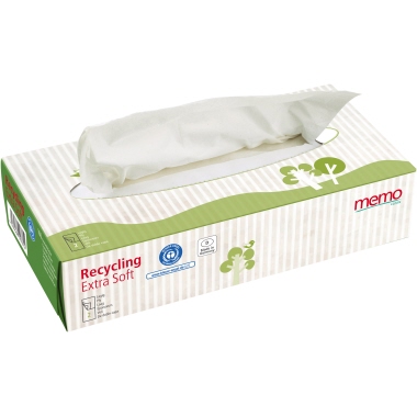 memo Kosmetiktuch Recycling Extra Soft H1067 2lg. 100St.