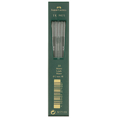 Faber-Castell Fallmine TK 9071 127103 2mm 3B 10 St./Pack.