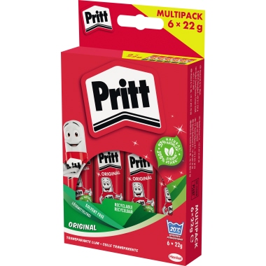 Pritt Klebestift PS6BF 22g Kunststoffhülse 6 St./Pack.