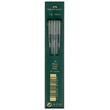 Faber-Castell Fallmine TK 9071 127101 2mm B 10 St./Pack.