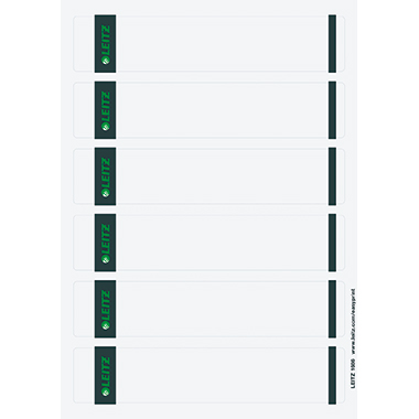 Leitz Ordneretikett 16862085 kurz/schmal Papier gr 150 St./Pack.