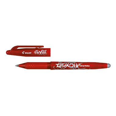 PILOT Tintenroller FriXion 2260002 0,4mm Kappenmodell rot