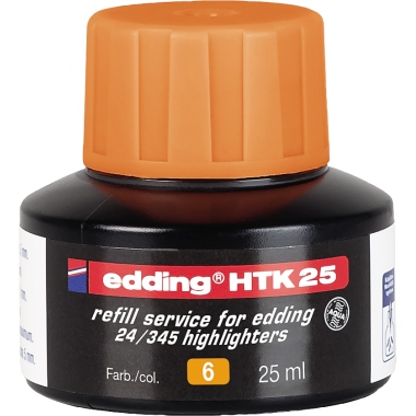 edding Nachfülltusche HTK25 4-HTK25006 25ml orange