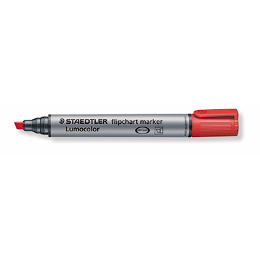 STAEDTLER Flipchartmarker Lumocolor 356 B-2 2-5mm Keilspitze rot