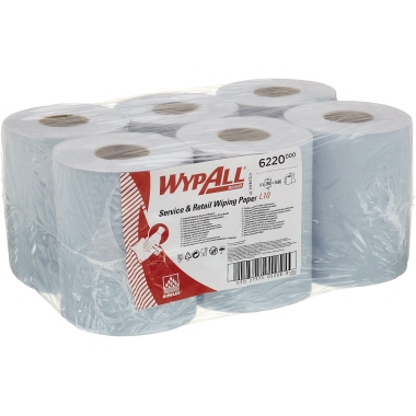 WYPALL Wischtuch Reach 6220 1lagig blau 6x280 Bl./Pack.