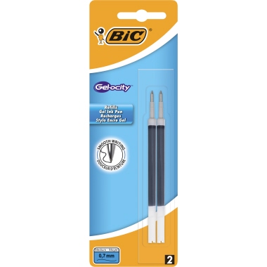 BIC Gelmine 862228 0,3mm schwarz 2 St./Pack.