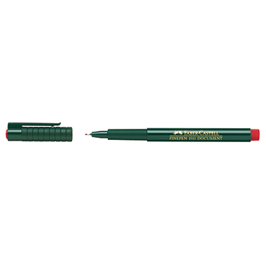 Faber-Castell Feinschreiber FINEPEN 151121 0,4mm rot