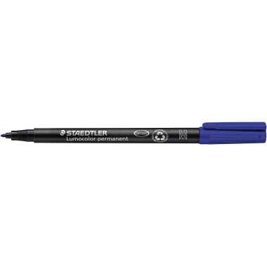 STAEDTLER Folienstift Lumocolor 317-3 1mm permanent blau