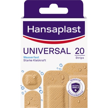 Hansaplast Pflasterstrip UNIVERSAL 1009266 4Größen 20 St./Pack.