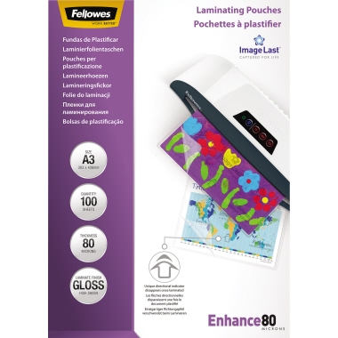 Fellowes Laminierfolie ImageLast 5306207 DIN A3 tr 100 St./Pack .