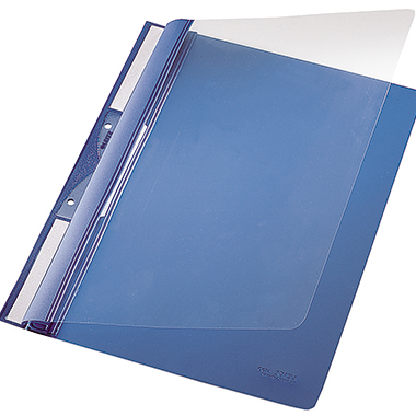 Leitz Einhakhefter 41900035 DIN A4 kfm. Heftung PVC blau