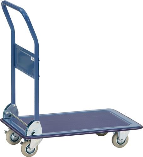 Plattformwagen Ladeflächen L740xB480mm STA brillantblau Trgf.150kg FETRA || VE = 1 ST