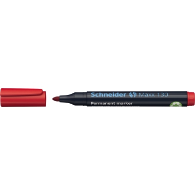 Schneider Permanentmarker Maxx 130 113002 1-3mm Rundspitze rot