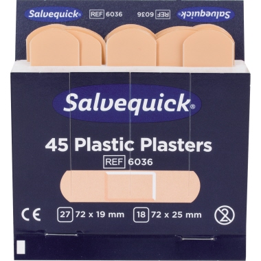 Salvequick Pflasterstrip Refill 6036 45 St./Pack.