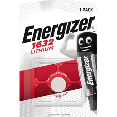 Energizer Knopfzelle CR 1632 E300844102 Lithium