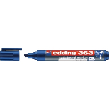 edding Whiteboardmarker 363 4-363003 1-5mm Keilspitze blau