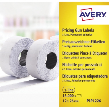 Avery Zweckform Endlosetikett PLP1226 12x26mm 15.000 St./Pack.