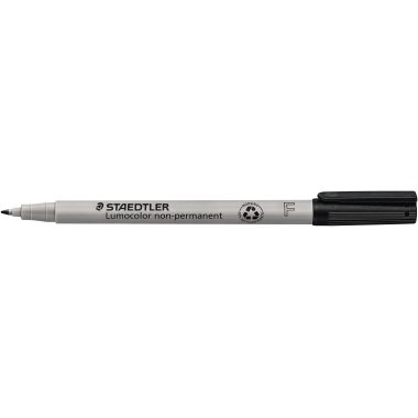 STAEDTLER Folienstift Lumocolor 316-9 0,6mm non-permanent schwarz