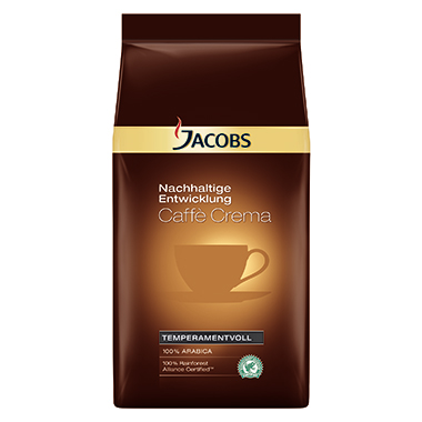 JACOBS Kaffee Nachhaltige Entwicklung Caffè Crema 4031706 1kg