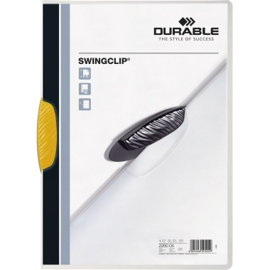 DURABLE Klemmmappe SWINGCLIP 226004 DIN A4 max. 30Bl. Klemme ge